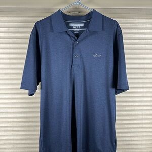 Greg Norman Collection Blue Polo Performance Shirt